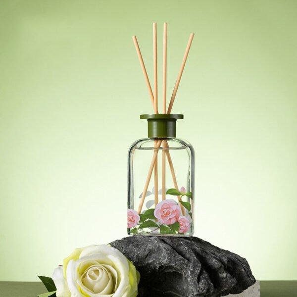 Hreecy Flower Glass Flower Home Perfume Fragrance Custom Label 150ml Reed Diffuser - Image 2