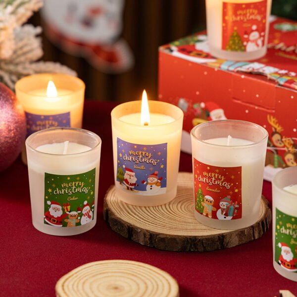 hreecy 6 pack glass scented candle Christmas (1)