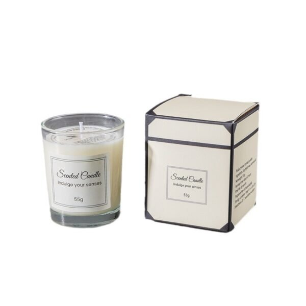 hreecy clear glass colorful wax scented candle (4)