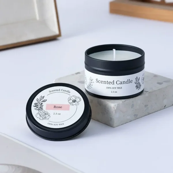 hreecy 70g soy wax Tin scented candle (1)