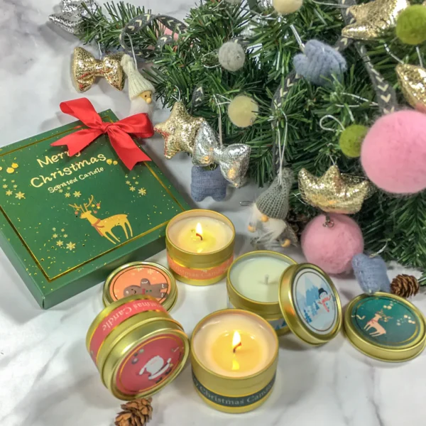 hreecy Christmas scented candle set (3)